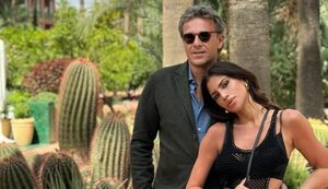 Claudia Galanti se muestra muy enamorada de su millonario chuli italiano