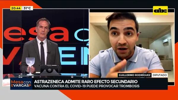 Video: Farmacéutica AstraZeneca admite un raro efecto secundario de su vacuna contra el coronavirus - Mesa de Periodistas - ABC Color