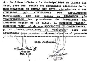 Piden remitir exhorto a la justicia brasileña para que encuentre documentaciones de las 9 hectáreas – Diario TNPRESS