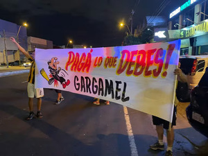 Protestan contra empresa que ocupa predio del Club Guaraní