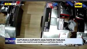 Video: Asaltante fue identificado por particular zapatilla captada en CCTV - ABC Noticias - ABC Color