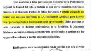 “Inteligencia artificial” creó audio de tranza, dice fiscal