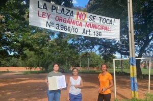 Vecinos del barrio San Isidro defienden plaza comunal ante proyecto de un Centro de Salud - Nacionales - ABC Color