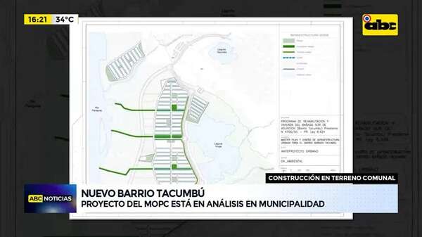 Video: construcción en terreno comunal con miras a nuevo Barrio Tacumbú - ABC Noticias - ABC Color