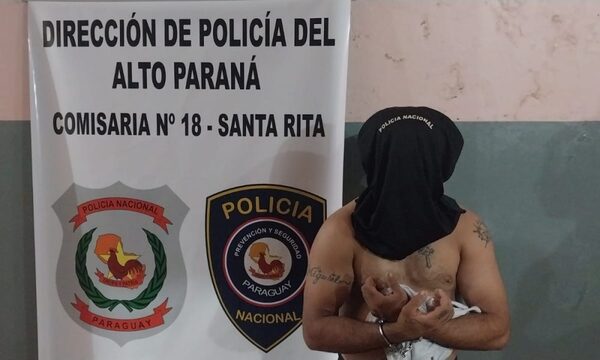 Sujeto agredió a su pareja en Santa Rita