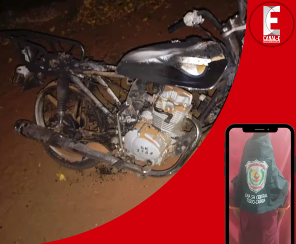 QUEMÓ LA MOTO DE SU TÍO