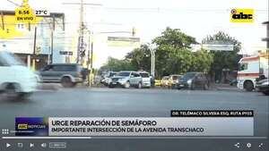 Semáforo “imaginario”: el ingenio de la ciudadanía ante inacción del MOPC - Nacionales - ABC Color