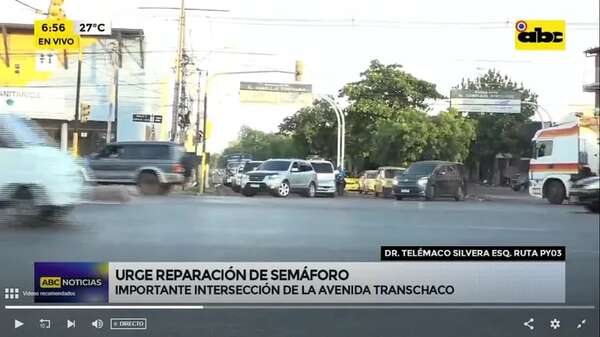 Semáforo “imaginario”: el ingenio de la ciudadanía ante inacción del MOPC - Nacionales - ABC Color