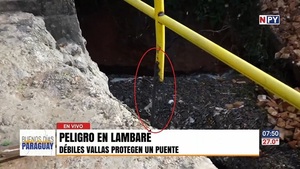 Ridículas vallas de protección en zonas hídricas de Lambaré - Noticias Paraguay