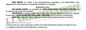 Mantienen prisión de exdirector de la PMT de Asunción por haber incumplido anteriormente el arresto domiciliario