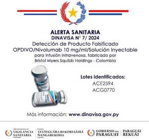 Dinavisa alerta sobre comercialización de medicamento inyectable falsificado - .::Agencia IP::.