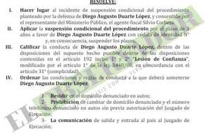 Caso Hugo Javier: Sobreseen a acusada y se aplican 3 suspensiones de procedimiento