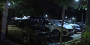 Arrojan bomba molotov a una playa de venta de autos - La Tribuna