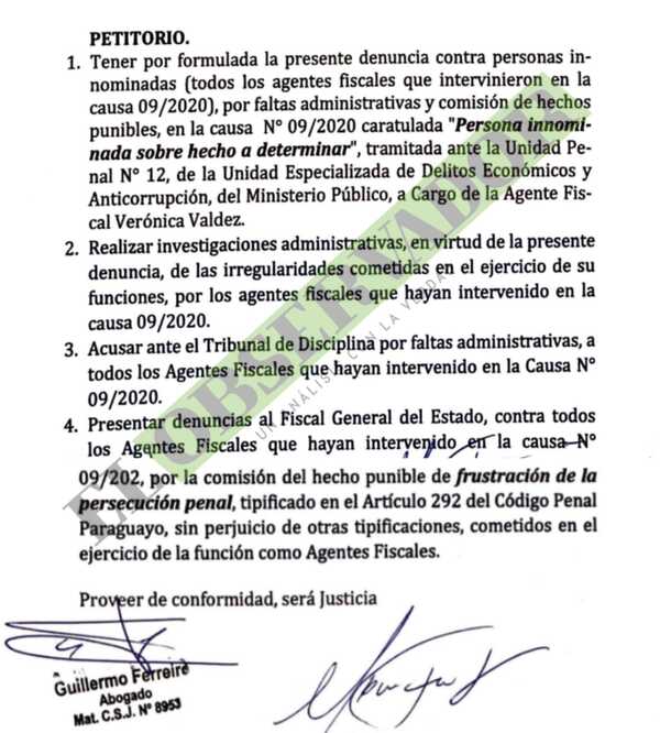 Mario Ferreiro denuncia denuncia a fiscales que cajonearon denuncia por montaje del caso “asado de fin de semana”