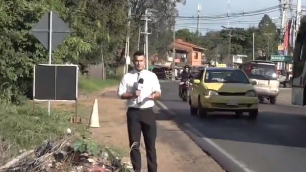 La ruta Luque-Areguá, un punto crítico en días de lluvia
