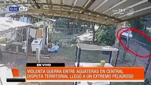 Violenta guerra entre aguateras en Central | Telefuturo