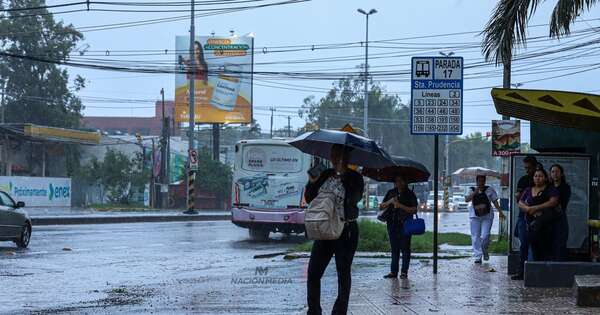 La Nación / El día cerrará con lluvias en todo el país, afirman desde la DMHl