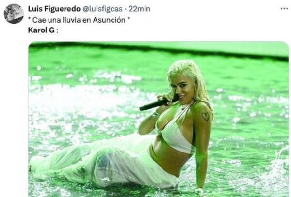 (GALERÍA) Loperro no perdonan, saltan memes por lluvia en día del show de la Bichota