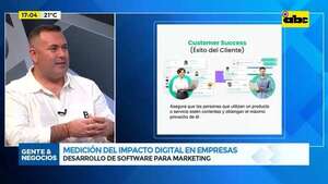 Video: medición del impacto digital en empresas - Gente & Negocios - ABC Color