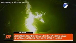 Prendió fuego a un automóvil en Pedro Juan Caballero | Telefuturo