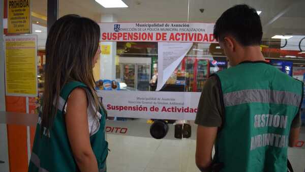 Municipalidad de Asunción suspendió actividades de una estación de servicio