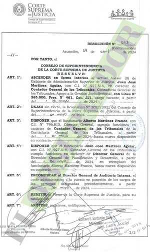 Consejo de Superintendencia hizo designaciones y reasignaciones en unidades administrativas clave