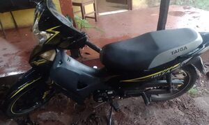 Recuperan motocicleta denunciada como hurtada