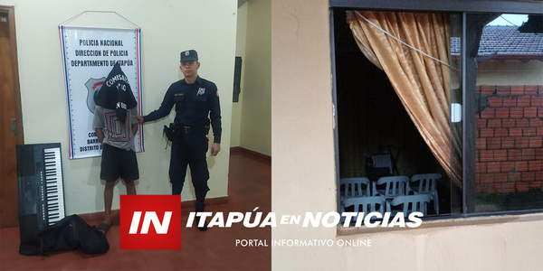 ATRAPARON A PRESUNTO LADRÓN Y RECUPERARON OBJETO HURTADO - Itapúa Noticias