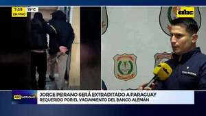 Vaciamiento del Banco Alemán: Jorge Peirano fue extraditado a Paraguay - ABC Noticias - ABC Color