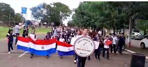 Movilización de alumnos y padres por transparencia municipal