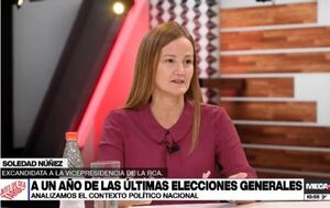 Soledad Núñez dijo que este es el momento de mayor concentración de poder desde el regreso de la democracia