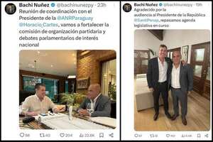 ¿Quién es el Presidente?: “Bachi” Núñez “coordina” con Cartes y luego “repasa” con Santi  - Política - ABC Color