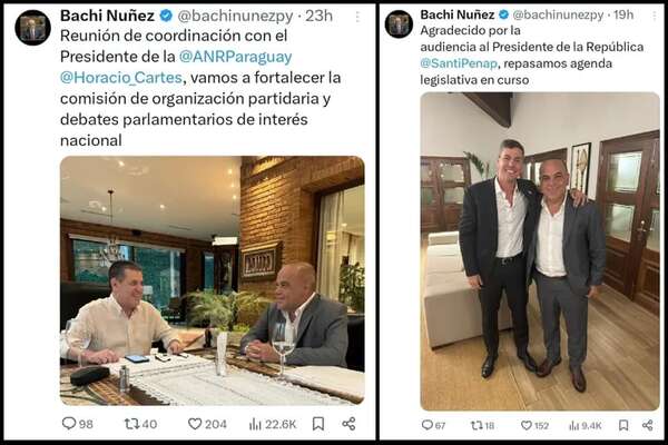 ¿Quién es el Presidente?: “Bachi” Núñez “coordina” con Cartes y luego “repasa” con Santi - Política - ABC Color