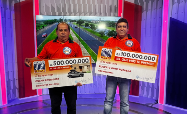 EL TELEBINGO TRIPLE TIENE DOS NUEVOS MILLONARIOS - Noticias Paraguay