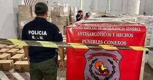 Diario HOY | Decomisan 1.600 kilos de cocaína entre almidón y harina de maíz en el Aeropuerto Silvio Pettirossi