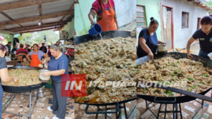 ESPOSA DEL INTENDENTE JAIME HINTERLEITNER ASISTIÓ CON PLATOS DE COMIDA A FAMILIAS AFECTADAS POR EL TEMPORAL EN EL BARRIO JARDÍN  - Itapúa Noticias