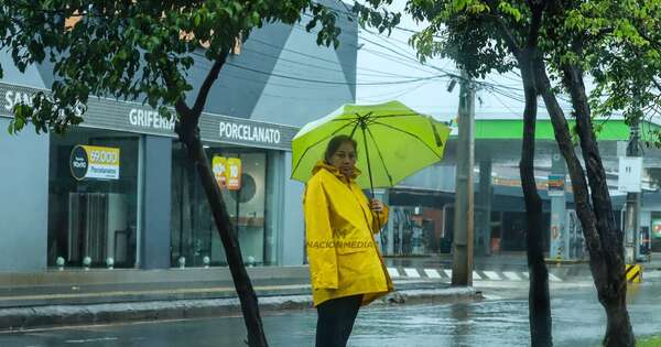 La Nación / Fin de semana con lluvias dispersas y ocasionales tormentas