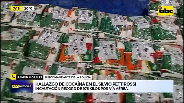 Hallan carga de cocaína en aeropuerto Silvio Pettirossi - ABC Noticias - ABC Color