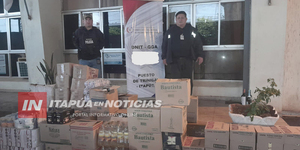 INCAUTARON VARIOS PRODUCTOS DE CONTRABANDO EN CORONEL BOGADO - Itapúa Noticias