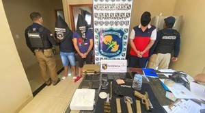Detienen a tres personas con drogas y armas en Pedro Juan Caballero - Oasis FM 94.3