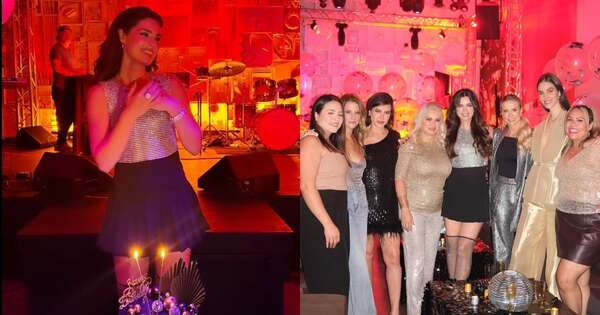 La Nación / ¡Cumple anticipado! Nadia Ferreira recibió una fiesta sorpresa en Miami