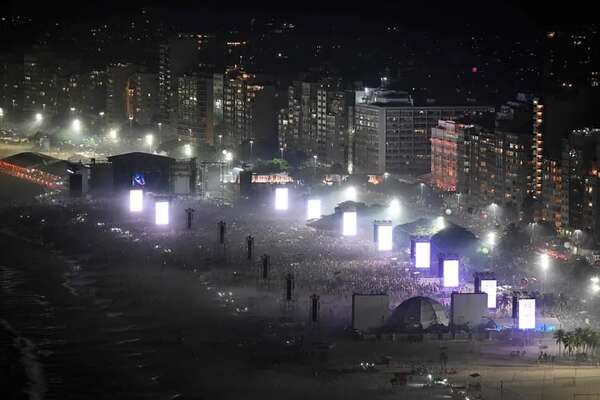 Video: Madonna actúa esta noche ante unas dos millones de personas en Copacabana - Música - ABC Color