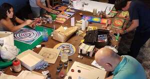 La Nación / Amengual habilita taller de artes visuales