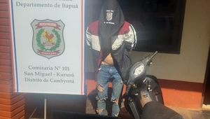 Recuperó su libertad y vuelve tras las rejas: Policía detiene a sup. delincuente que tenía en zozobra a barrios de Cambyretá