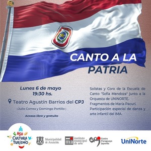 Instituto Municipal de Arte ofrece su "Canto a la Patria" en el CPJ - .::Agencia IP::.