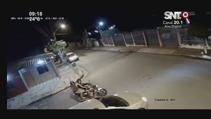 Captan robo en moto a una persona en Fernando de la Mora - SNT