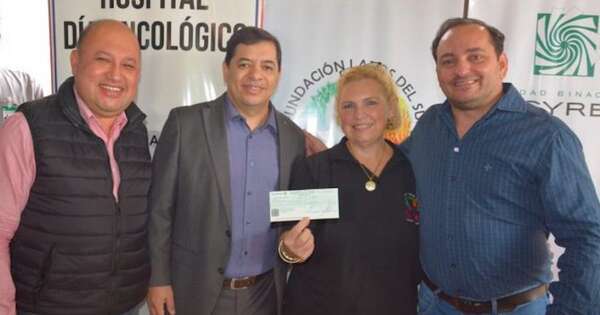 La Nación / Hospital oncológico recibió aporte de EBY