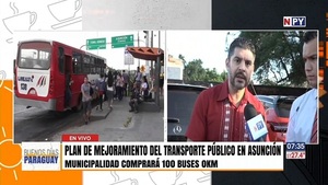 Comuna asuncena busca comprar 100 buses 0km y mejorar el transporte interno - Noticias Paraguay