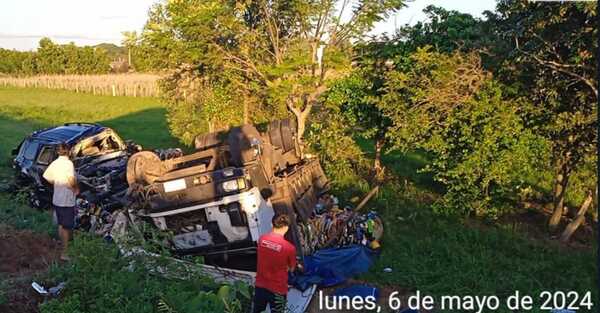 Grave accidente en Coronel Oviedo