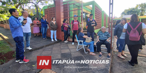 DEPENDIENTES DEL CONVENIO MEC - EBY SE MOVILIZAN EN ENCARNACIÓN  - Itapúa Noticias